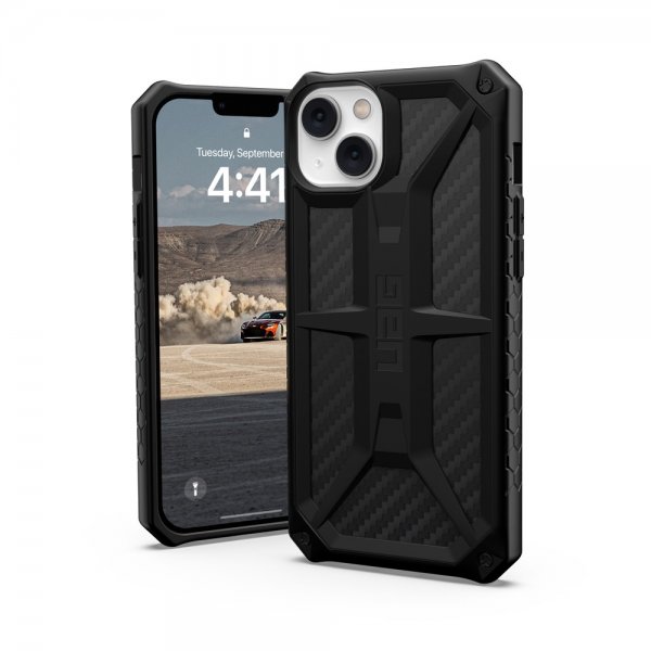Urban Armor Gear (UAG) iPhone 14 Plus -suojakuori Monarch Carbon Fiber