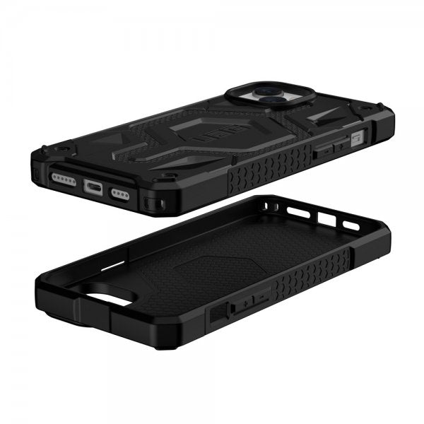 Urban Armor Gear (UAG) iPhone 14 Plus -suojakuori, Monarch Pro, MagSafe, Kevlar Black