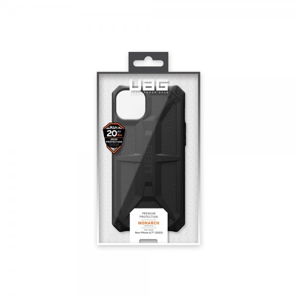 Urban Armor Gear (UAG) iPhone 14 Plus -suojakuori Monarch, musta