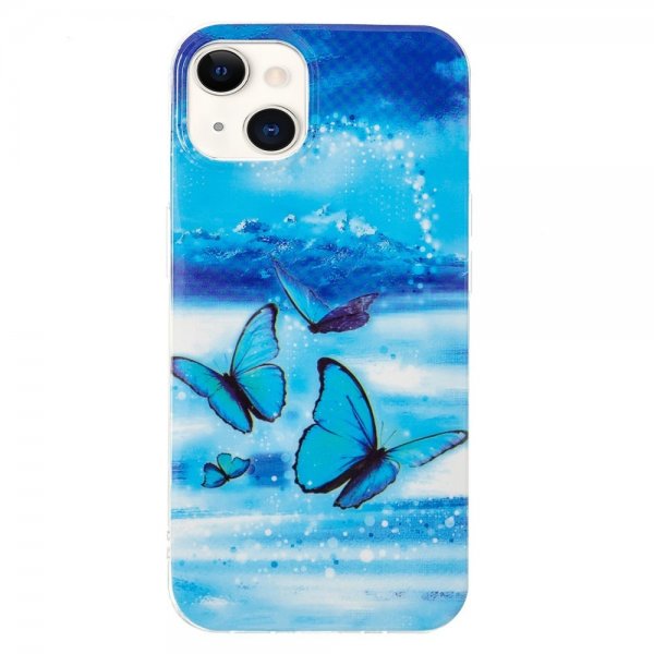 iPhone 14 Plus -kuoret, Siniset perhoset -aiheinen