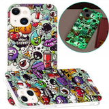 iPhone 14 Plus -kuoret (Graffiti-kuvio)