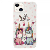 iPhone 14 Plus -kuori, jossa kuvio U & Me