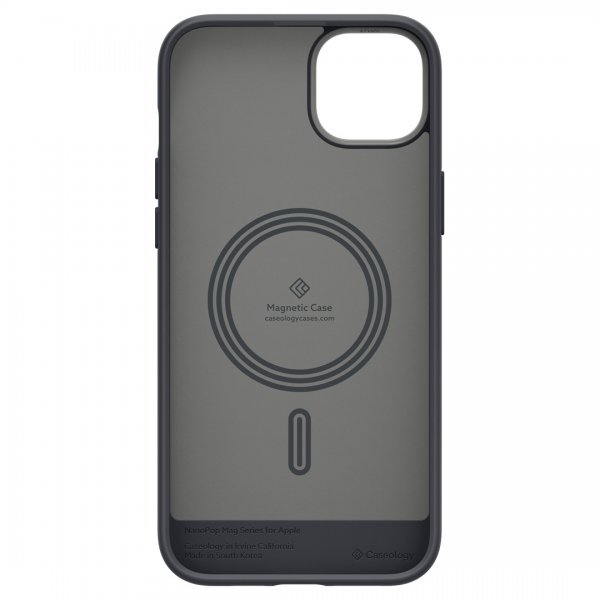 Caseology iPhone 14 Plus -suojakuori Nano Pop Mag, Black Sesame
