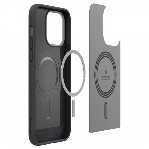 Caseology iPhone 14 Plus -suojakuori Nano Pop Mag, Black Sesame