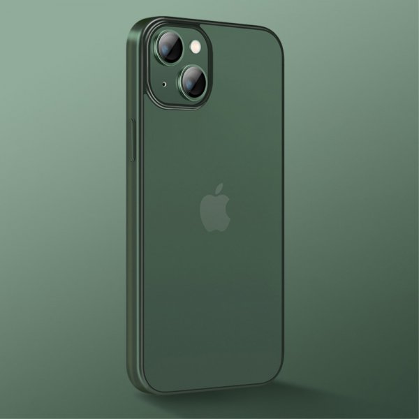 X-Level iPhone 14 Plus kuori Nature Color Series vihreä