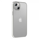 X-Level iPhone 14 Plus -suojakuori, Nature Color Series, hopea