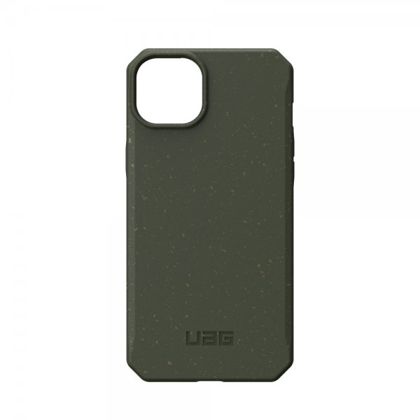 Urban Armor Gear (UAG) iPhone 14 Plus -suojakuori, Outback Biodegradable Cover, oliivi