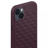 Caseology iPhone 14 Plus -suojakuori Parallax Mag Burgundy Bean