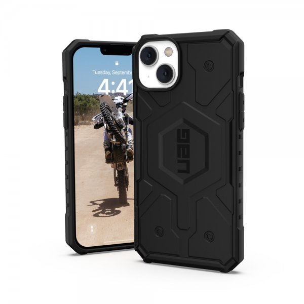 Urban Armor Gear (UAG) iPhone 14 Plus -suojakuori Pathfinder MagSafe, musta