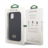 Lacoste iPhone 14 Plus -kuori Petit Pique Logo sininen
