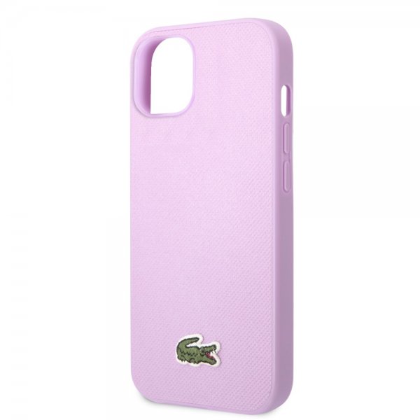 Lacoste iPhone 14 Plus -kuori, Petit Piqué Logo, violetti