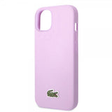 Lacoste iPhone 14 Plus -kuori, Petit Piqué Logo, violetti
