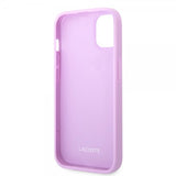 Lacoste iPhone 14 Plus -kuori, Petit Piqué Logo, violetti
