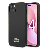 Lacoste iPhone 14 Plus -kuori, Petit Pique Logo, musta