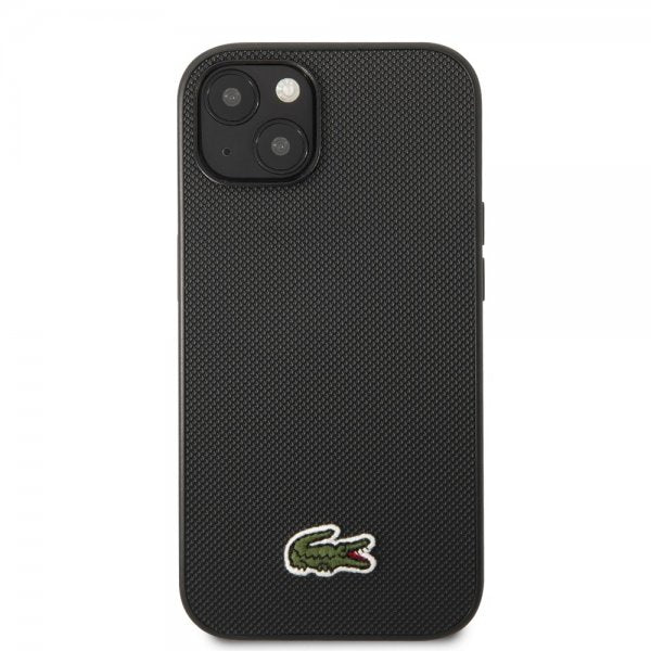 Lacoste iPhone 14 Plus -kuori, Petit Pique Logo, musta