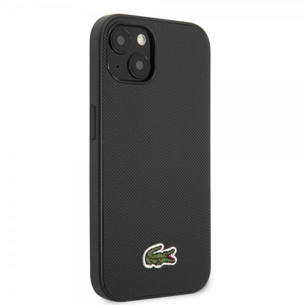 Lacoste iPhone 14 Plus -kuori, Petit Pique Logo, musta