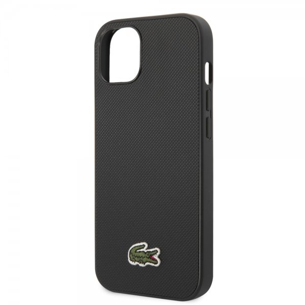 Lacoste iPhone 14 Plus -kuori, Petit Pique Logo, musta