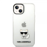 Karl Lagerfeld iPhone 14 Plus -kuori Printed Choupette Transparent