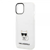 Karl Lagerfeld iPhone 14 Plus -kuori Printed Choupette Transparent