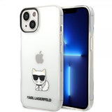 Karl Lagerfeld iPhone 14 Plus -kuori Printed Choupette Transparent