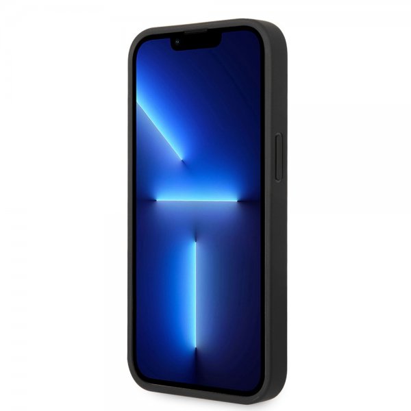 BMW iPhone 14 Plus Kuori Tikattu Musta