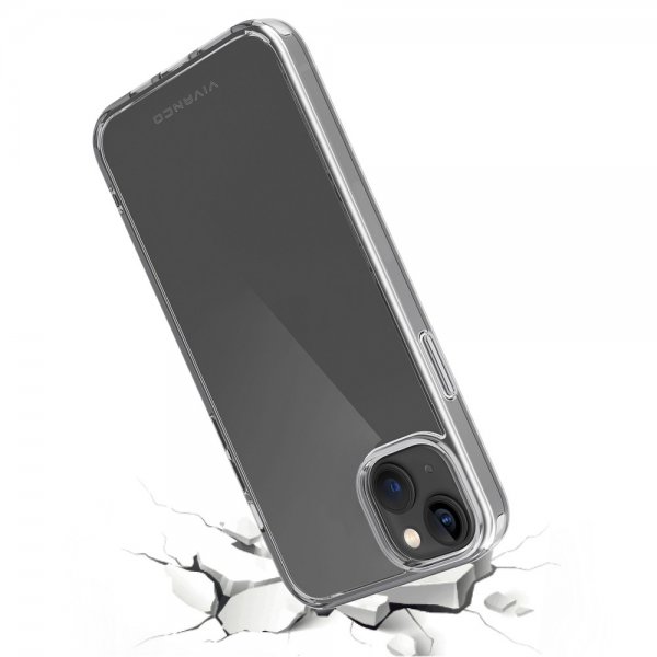 Vivanco iPhone 14 Plus Kuori Safe & Steady Transparent