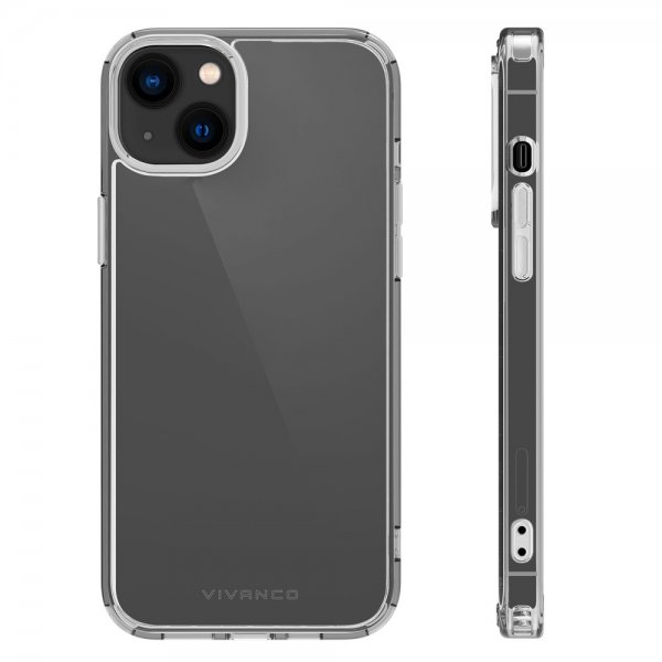 Vivanco iPhone 14 Plus Kuori Safe & Steady Transparent
