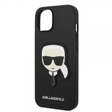 Karl Lagerfeld iPhone 14 Plus Saffiano Karl Musta kuori