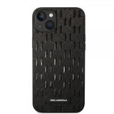 Karl Lagerfeld iPhone 14 Plus Saffiano Monogram Musta Kuori