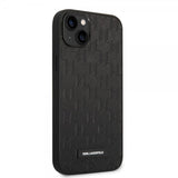 Karl Lagerfeld iPhone 14 Plus Saffiano Monogram Musta Kuori