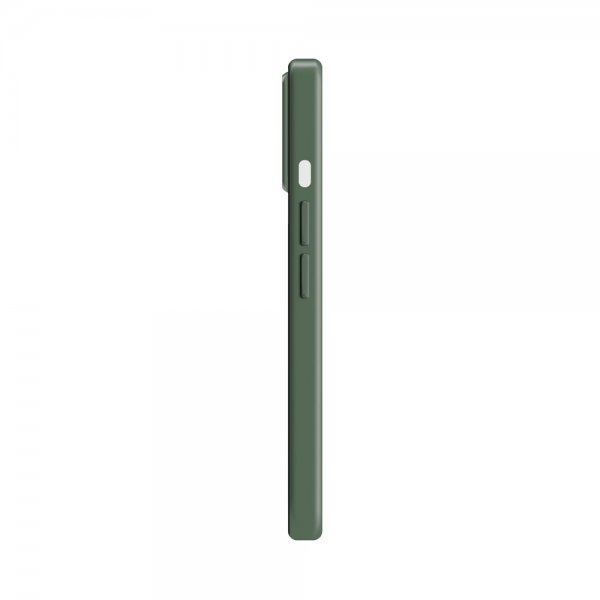 Xqisit iPhone 14 Plus -silikonikuori, vihreä