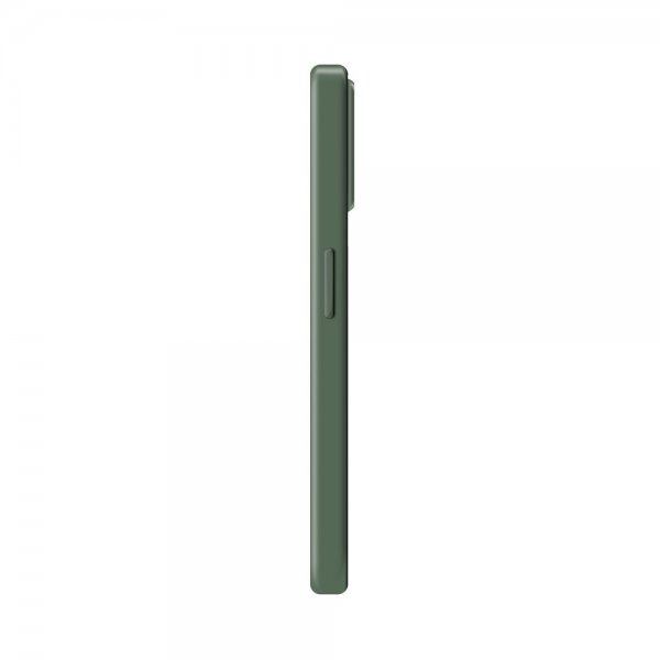 Xqisit iPhone 14 Plus -silikonikuori, vihreä