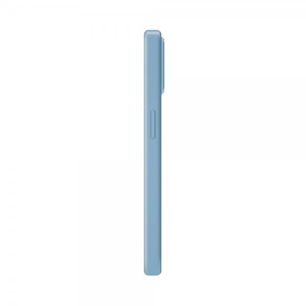 Xqisit iPhone 14 Plus -silikonikuori, vaaleansininen