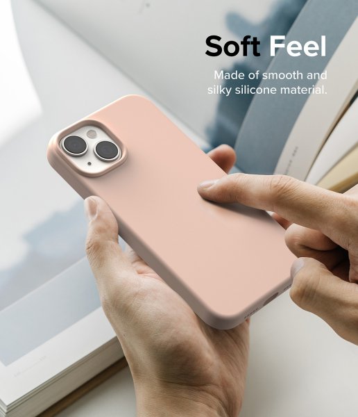 Ringke iPhone 14 Plus Silicone Pink Sand -kuori