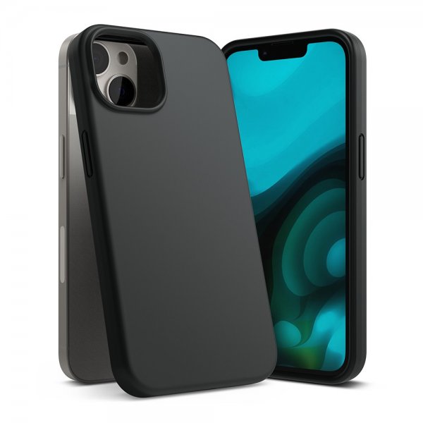 Ringke iPhone 14 Plus Silikonisuojakuori Musta