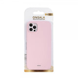 Onsala iPhone 14 Plus -silikonikuori, Chalk Pink
