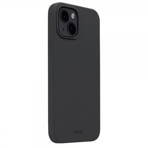 holdit iPhone 14 Plus Silikonisuojakuori Musta