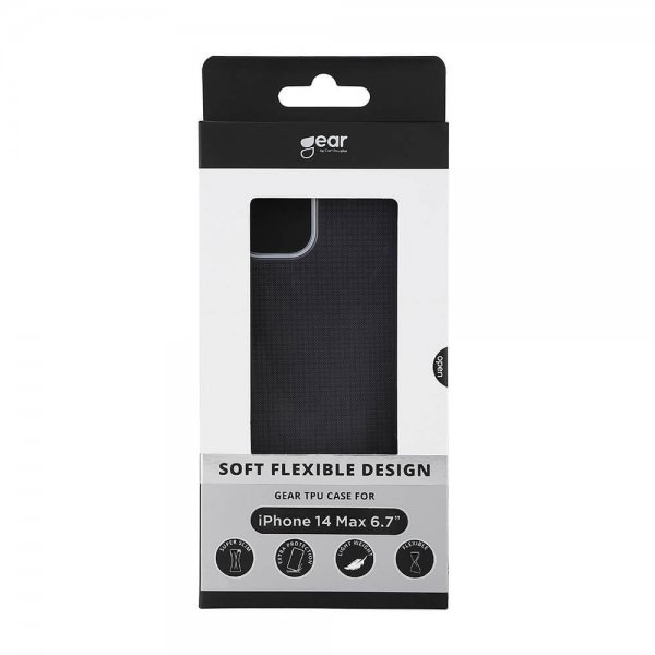 Gear iPhone 14 Plus kuori TPU-suoja läpinäkyvä
