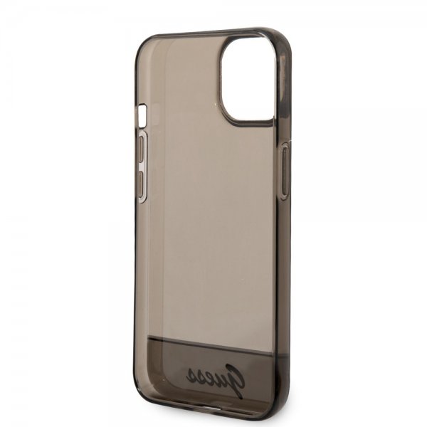 Guess iPhone 14 Plus Läpikuultava Kuori Musta