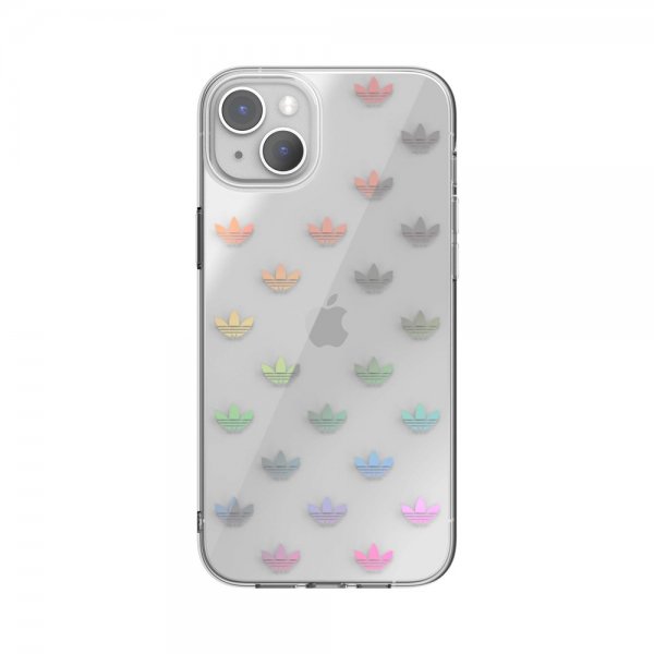Adidas iPhone 14 Plus Kuori Trefoil Clear Case Transparent