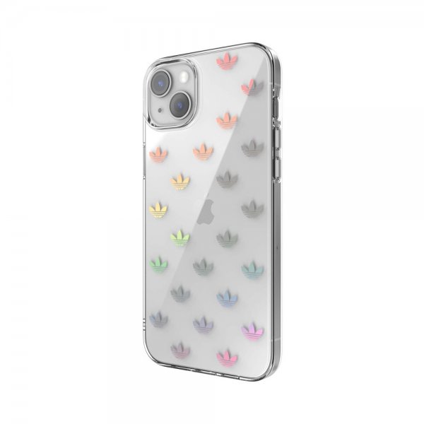 Adidas iPhone 14 Plus Kuori Trefoil Clear Case Transparent