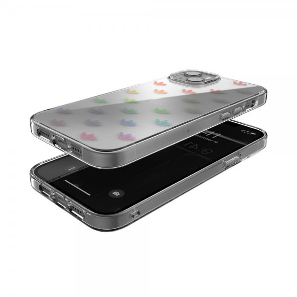Adidas iPhone 14 Plus Kuori Trefoil Clear Case Transparent