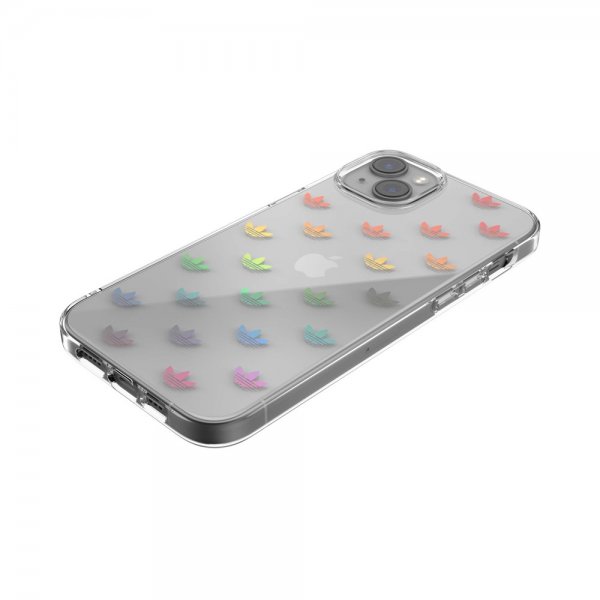 Adidas iPhone 14 Plus Kuori Trefoil Clear Case Transparent