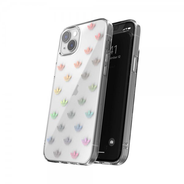 Adidas iPhone 14 Plus Kuori Trefoil Clear Case Transparent