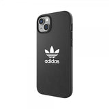 Adidas iPhone 14 Plus -kuori, Trefoil Snap Case, musta
