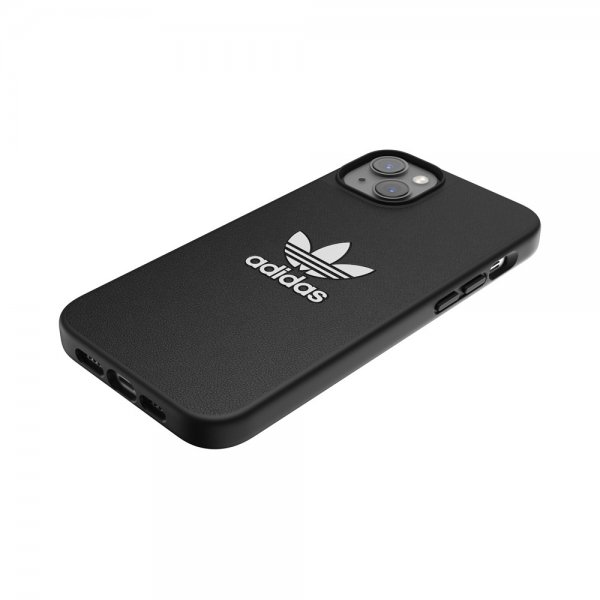 Adidas iPhone 14 Plus -kuori, Trefoil Snap Case, musta