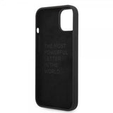 BMW iPhone 14 Plus kuori Tricolor Line & Logo musta