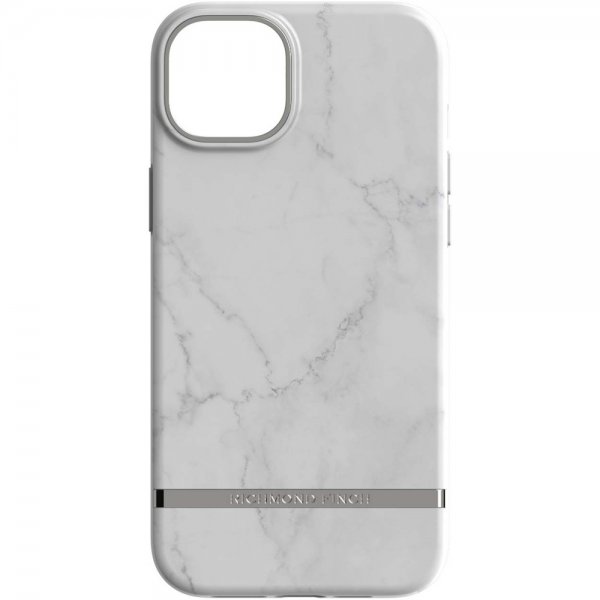 Richmond & Finch iPhone 14 Plus -kuori, White Marble
