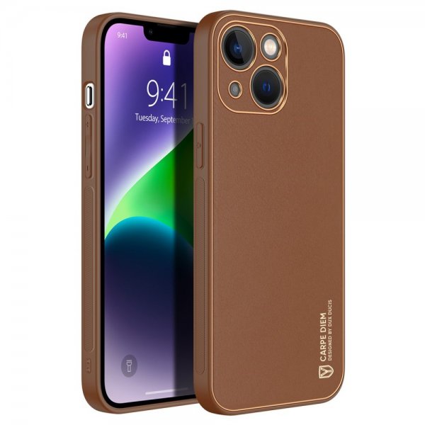 Dux Ducis iPhone 14 Plus -suojakuori YOLO Series, ruskea