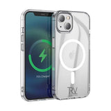 Rvelon iPhone 14 Plus -suojakuori, TPU, MagSafe, läpinäkyvä